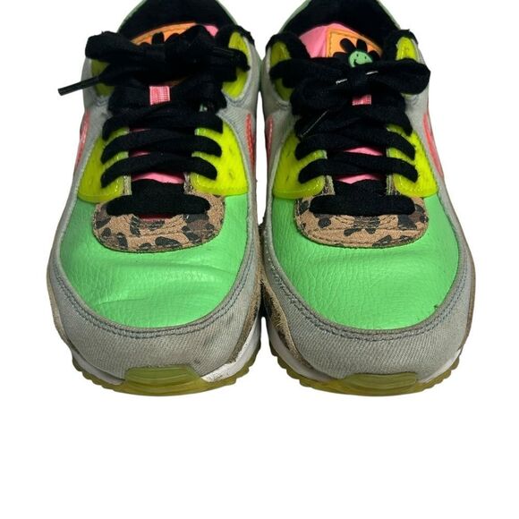 Nike Air Max 90 LX Illusion Dancefloor Green LUX CW3499-300 Women’s Size 8.5 - Picture 4 of 10